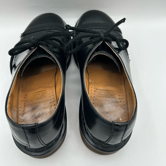 RARE VTG 80s Mens Dr. Martens 8266 Black Oxfords Sz 8 MI ENGLAND Toe Cap Platfo main image 5